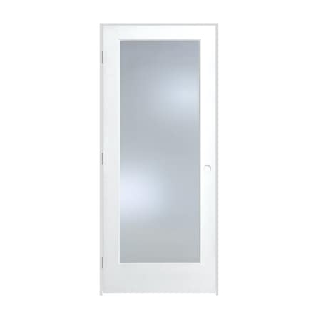 Trimlite 36"x84"x13/8" Primed 1Lite Clear Tempered Glass Interior French 49/16" RH Prehung 3070pri1501CLETRH154916
